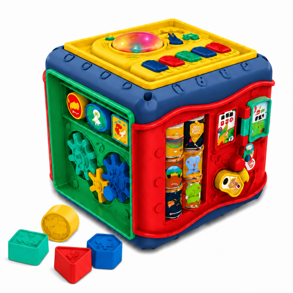 Wisdom Hexahedral Educational Activity Cube Toy for Kids