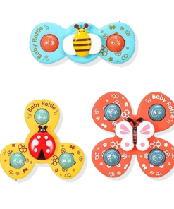 3pcs Suction Cup Spinner Toys Bath Baby Toys Children Fidgets Spinners Toy