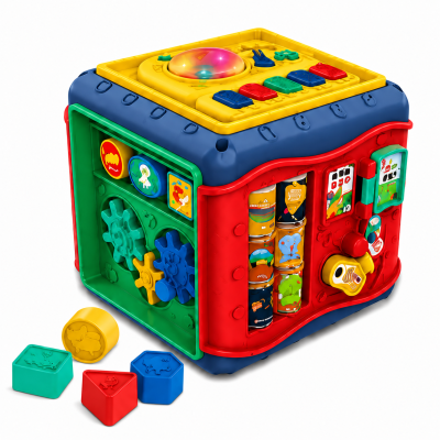 Wisdom Hexahedral Educational Activity Cube Toy for Kids